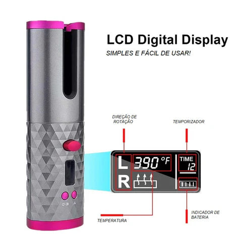 Modelador de Cachos Automático Sem Fio - WavePro